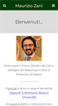 Mobile Screenshot of mauriziozani.it
