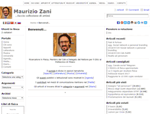 Tablet Screenshot of mauriziozani.it